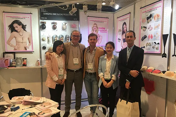 Xinke as adhesive bra manufacturer attended 2018 Magic Show