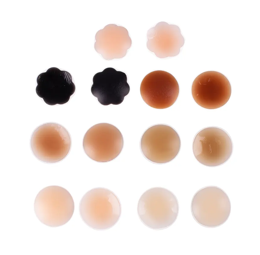various colors and material of adhesive bra