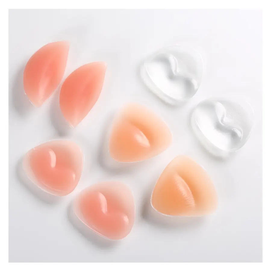Various natural color tones of bra pads