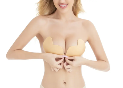 strapless and backless stick on bra